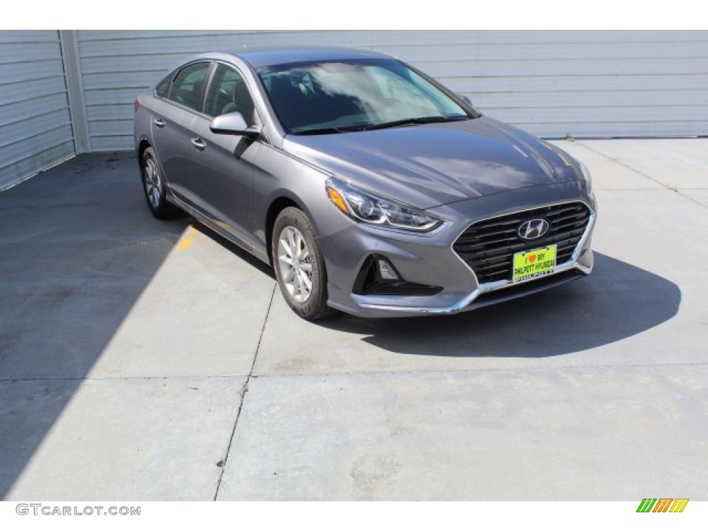 2019 Sonata SE - Machine Gray / Black photo #2