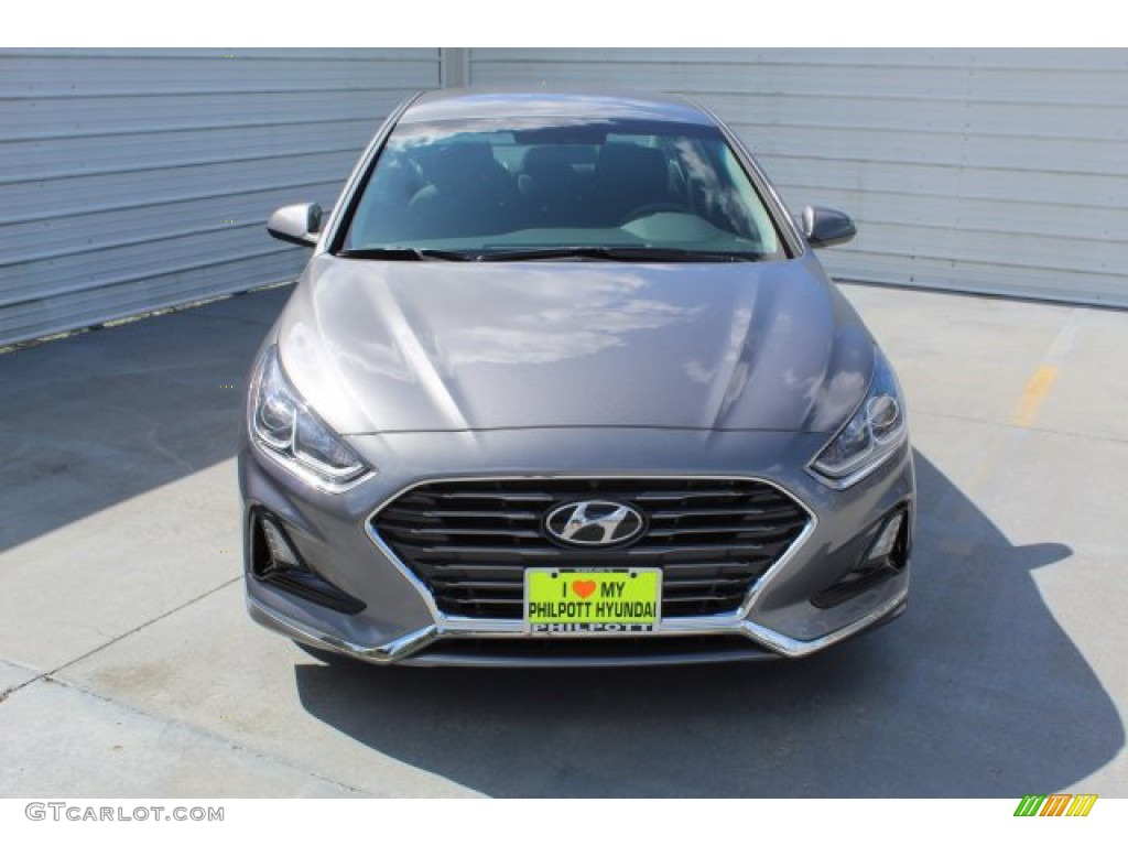 2019 Sonata SE - Machine Gray / Black photo #3