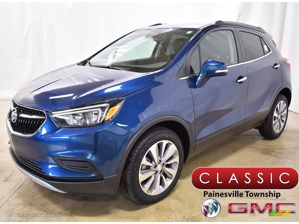 2019 Encore Preferred - Deep Azure Metallic / Ebony photo #1