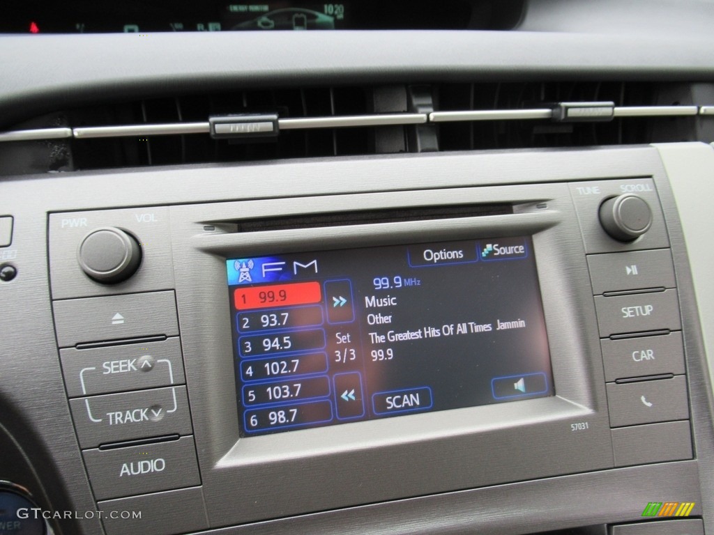 2015 Prius Two Hybrid - Classic Silver Metallic / Misty Gray photo #16