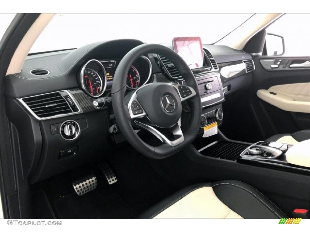 2019 Mercedes-Benz GLE 43 AMG 4Matic Porcelain/Black Dashboard Photo #135329740