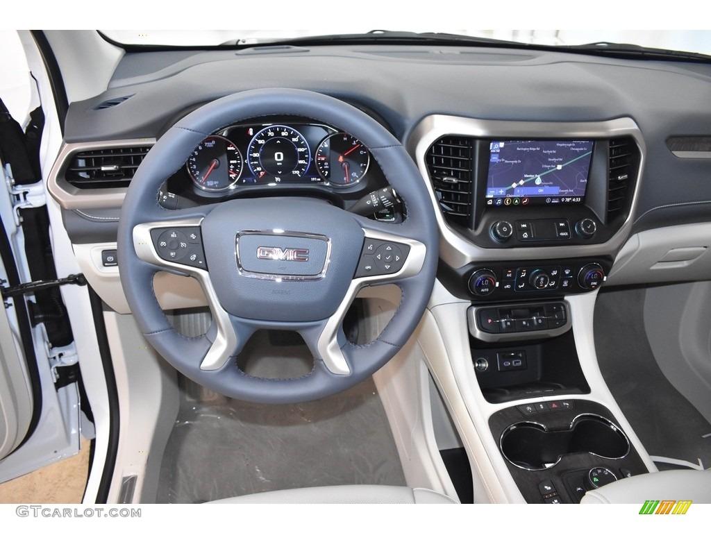 2020 GMC Acadia Denali AWD Dark Galvanized/Light Shale Dashboard Photo #135330004