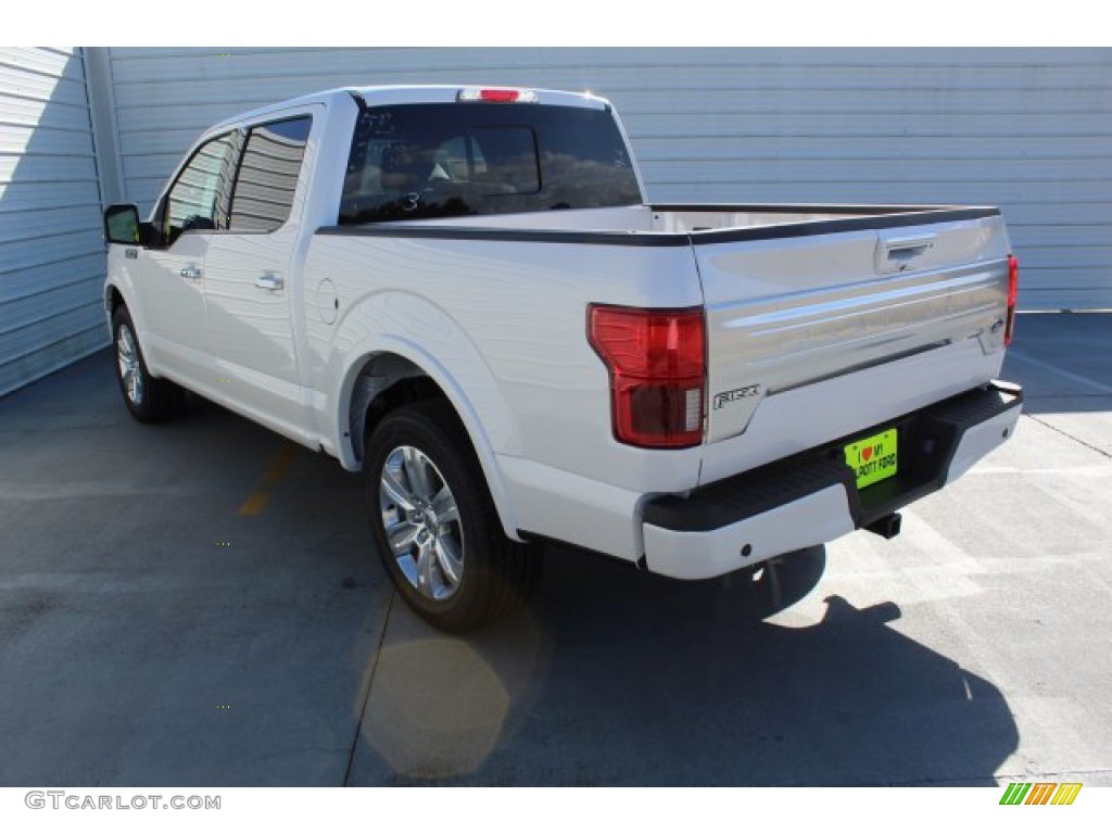 2019 F150 XLT SuperCrew - White Platinum / Black photo #6