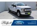 2019 Oxford White Ford F350 Super Duty XLT Crew Cab 4x4  photo #1