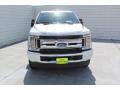 2019 Ingot Silver Ford F250 Super Duty XLT Crew Cab 4x4  photo #3