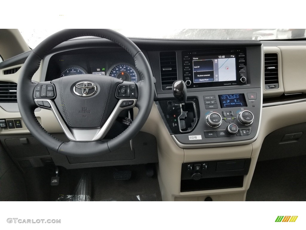 2020 Toyota Sienna XLE Dark Bisque Dashboard Photo #135331221