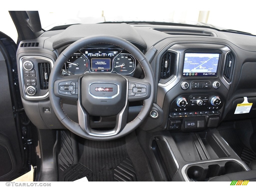 2020 GMC Sierra 1500 AT4 Crew Cab 4WD Jet Black Dashboard Photo #135331834