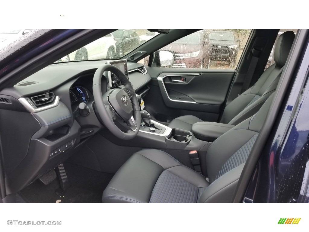 Black Interior 2019 Toyota RAV4 XSE AWD Hybrid Photo #135331897