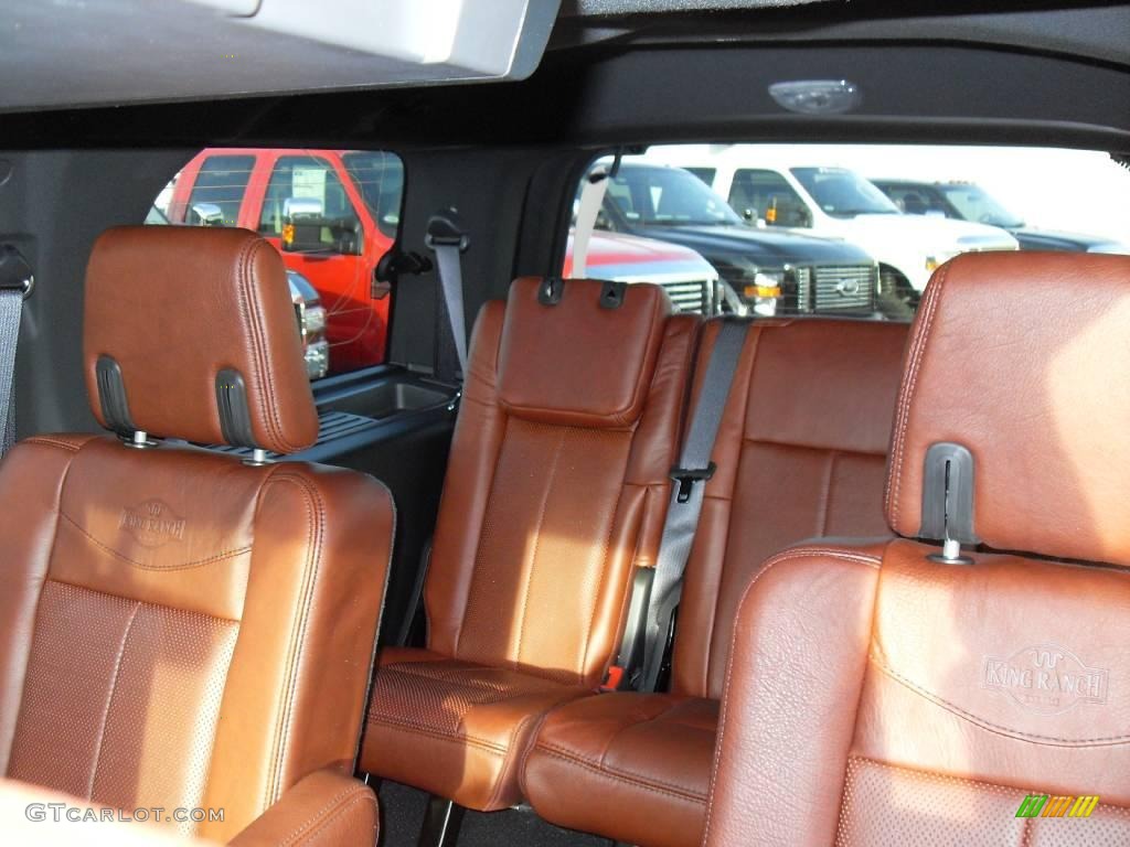 2009 Expedition King Ranch - Royal Red Metallic / Charcoal Black/Chaparral Leather photo #10