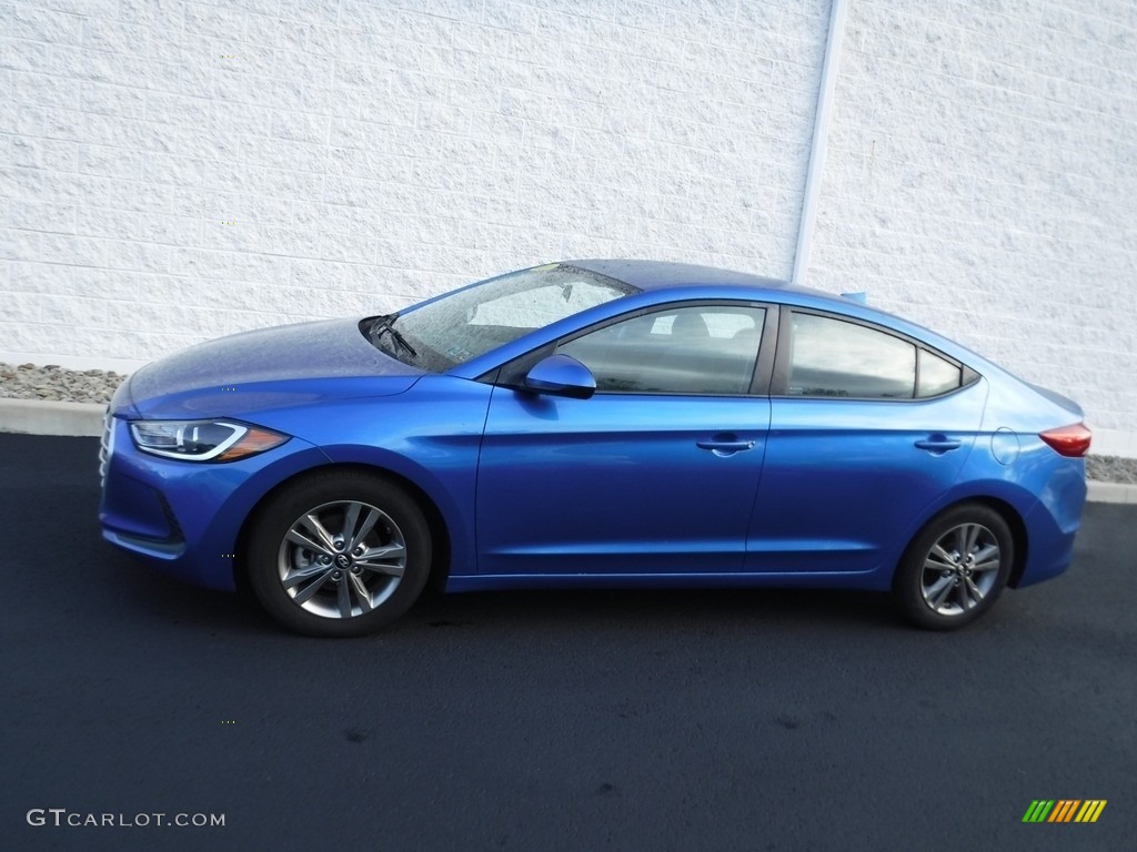 2018 Elantra SEL - Electric Blue / Gray photo #2