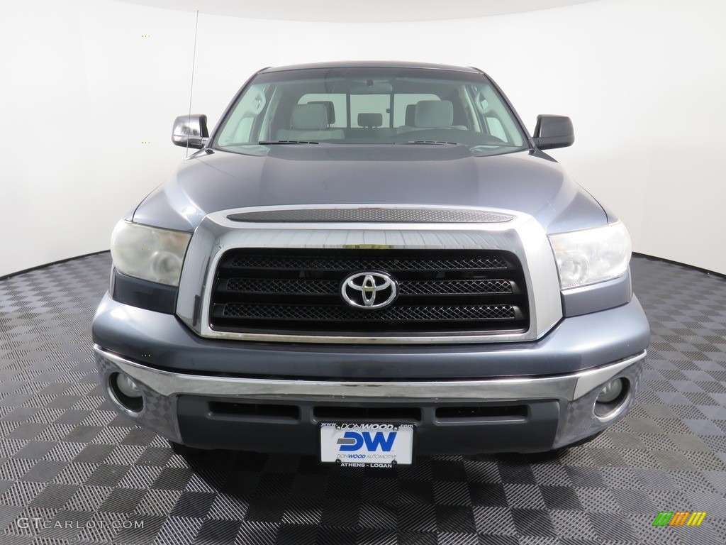 2009 Tundra SR5 Double Cab 4x4 - Slate Gray Metallic / Graphite Gray photo #4