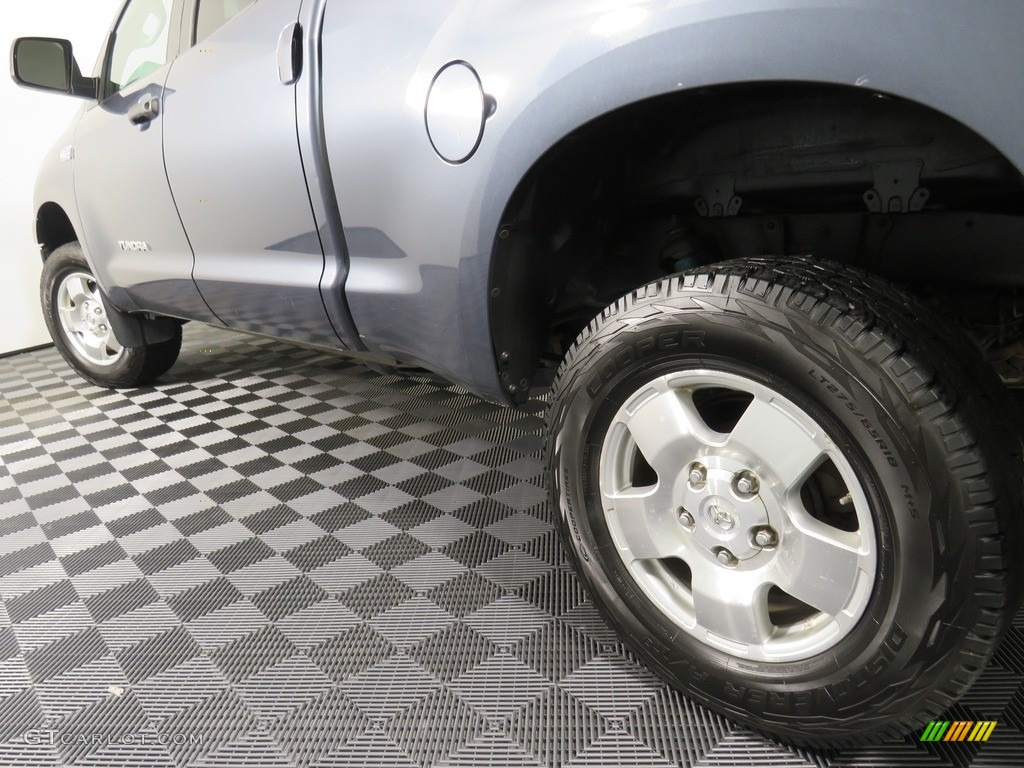 2009 Tundra SR5 Double Cab 4x4 - Slate Gray Metallic / Graphite Gray photo #9
