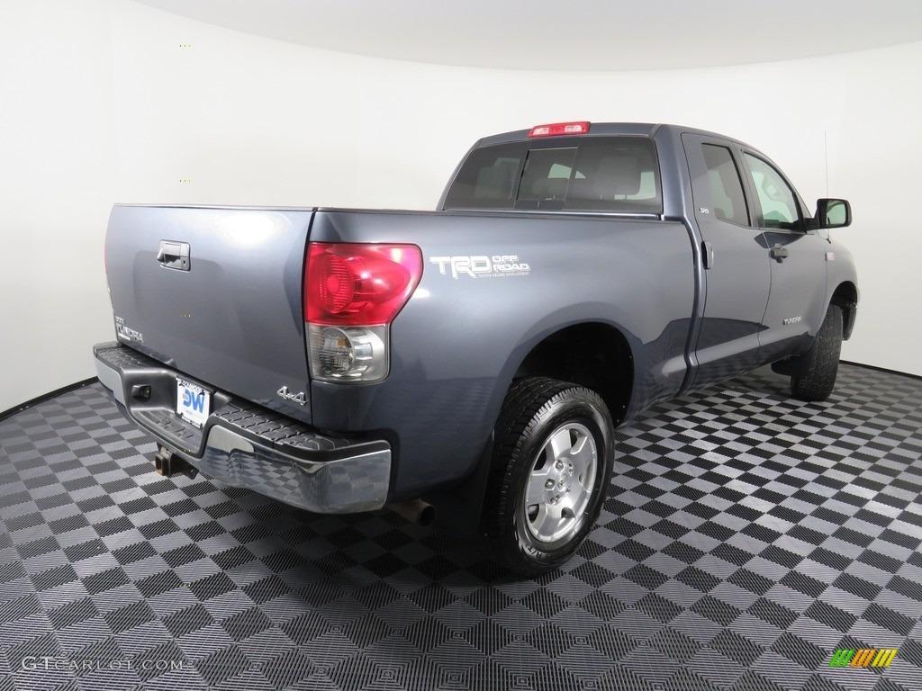 2009 Tundra SR5 Double Cab 4x4 - Slate Gray Metallic / Graphite Gray photo #13