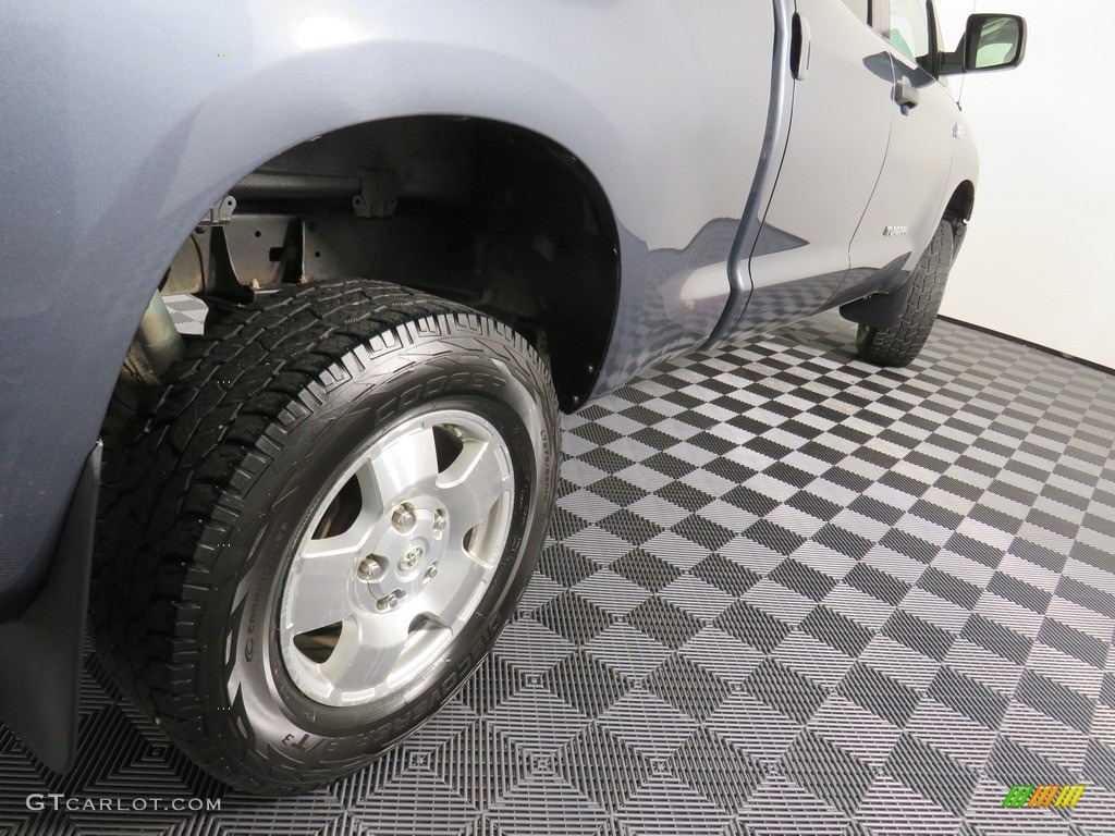 2009 Tundra SR5 Double Cab 4x4 - Slate Gray Metallic / Graphite Gray photo #14