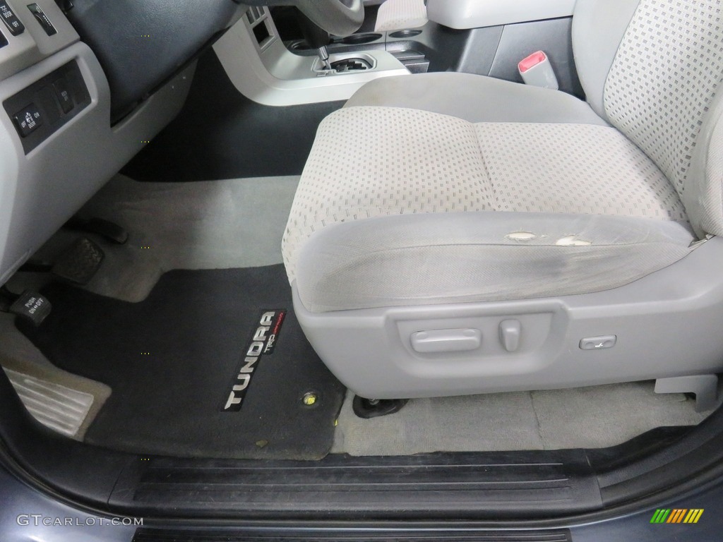 2009 Tundra SR5 Double Cab 4x4 - Slate Gray Metallic / Graphite Gray photo #19
