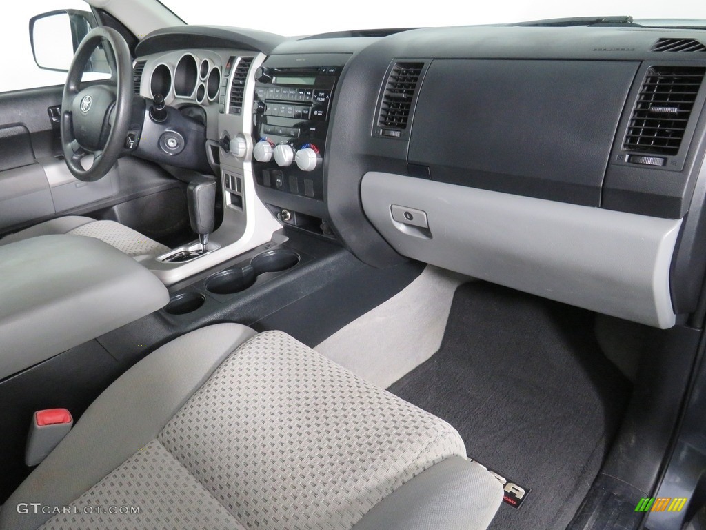 2009 Tundra SR5 Double Cab 4x4 - Slate Gray Metallic / Graphite Gray photo #30