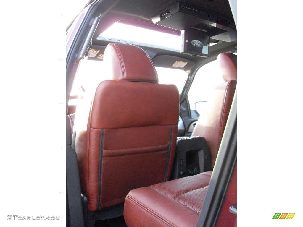 2009 Expedition King Ranch - Royal Red Metallic / Charcoal Black/Chaparral Leather photo #13