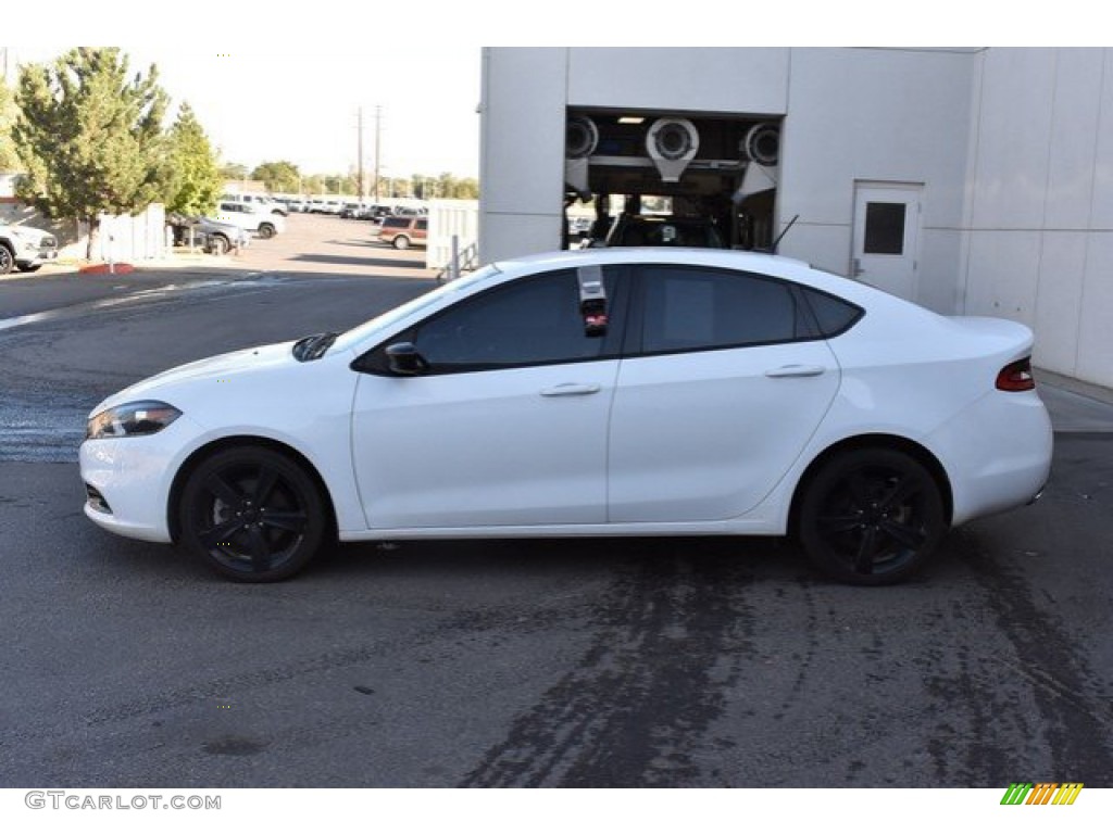2015 Dart SXT - Bright White / Black/Light Tungsten Accent Stitching photo #3