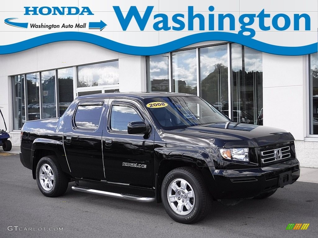 2008 Ridgeline RTL - Formal Black / Gray photo #1