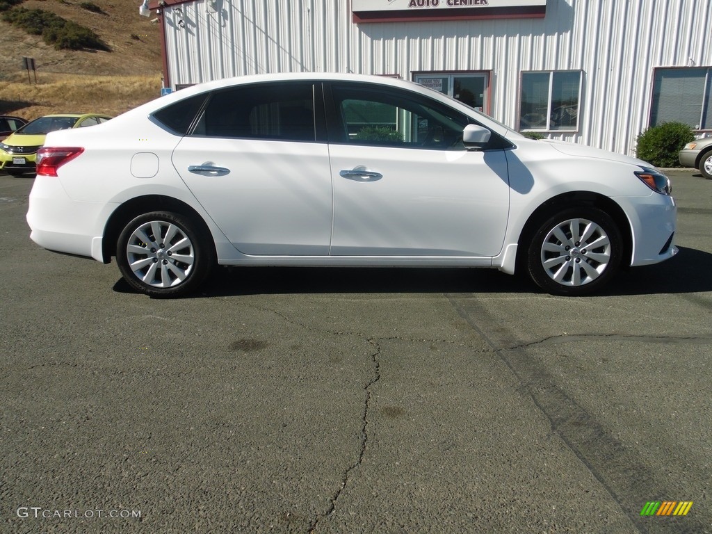 2019 Sentra S - Fresh Powder / Charcoal photo #5