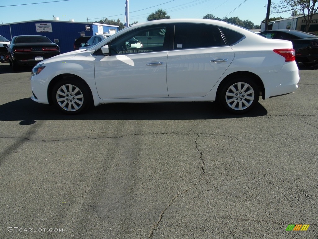 2019 Sentra S - Fresh Powder / Charcoal photo #6
