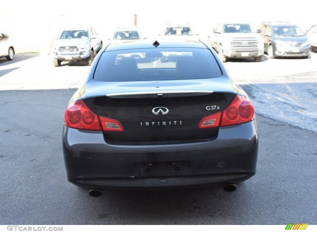 2011 G 37 x AWD Sedan - Black Obsidian / Graphite photo #5