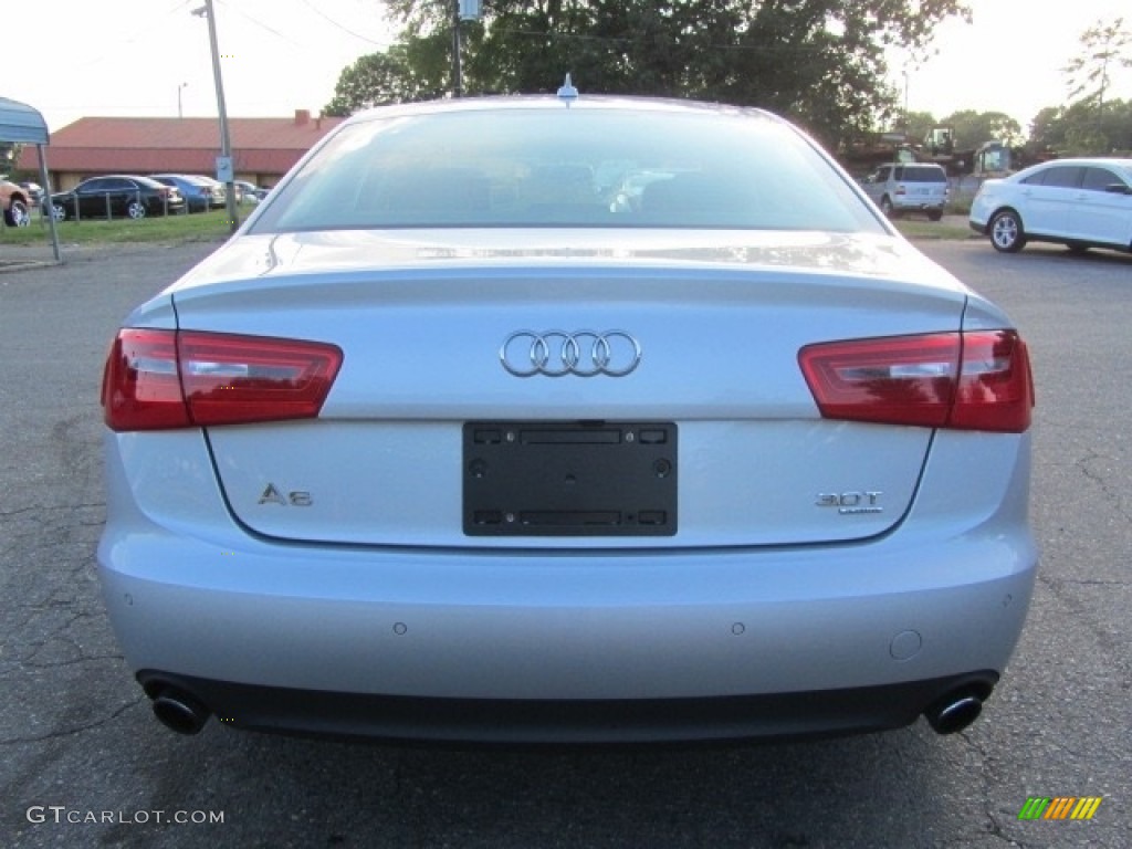 2012 A6 3.0T quattro Sedan - Ice Silver Metallic / Black photo #9