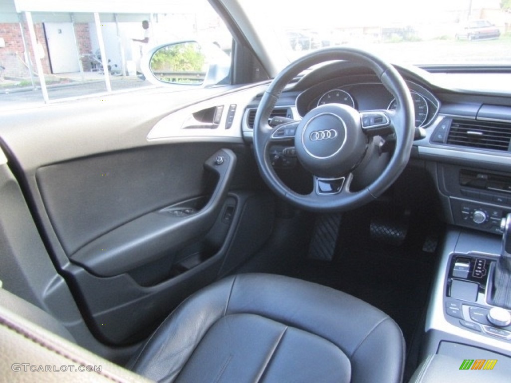 2012 A6 3.0T quattro Sedan - Ice Silver Metallic / Black photo #12