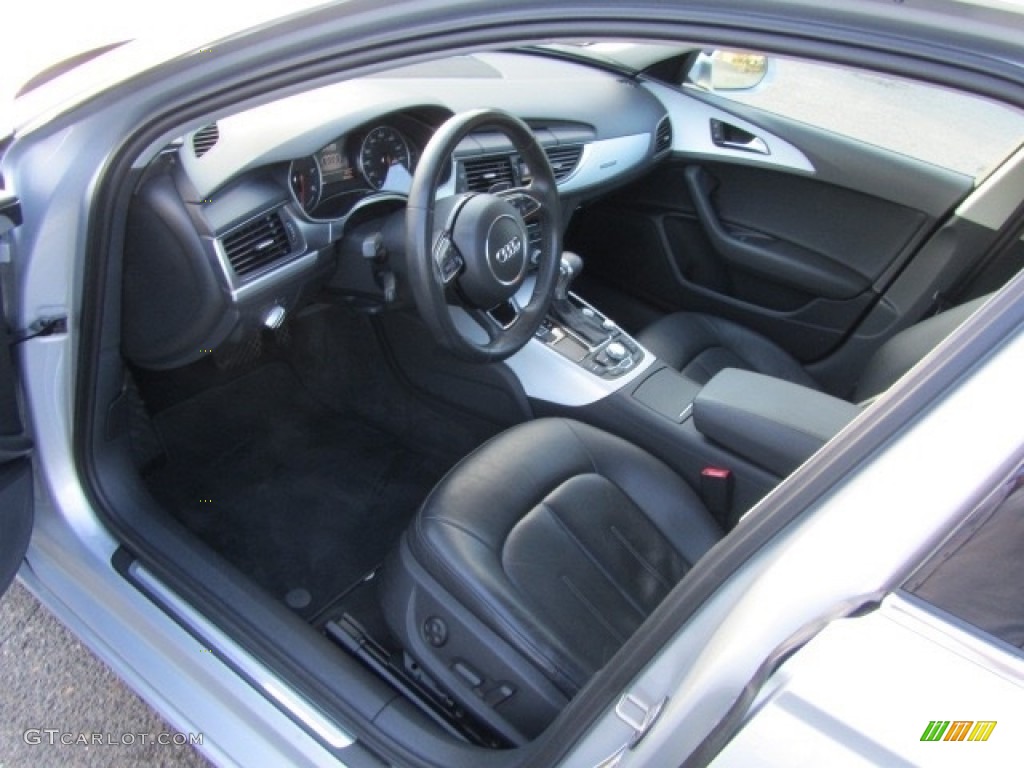 2012 A6 3.0T quattro Sedan - Ice Silver Metallic / Black photo #17