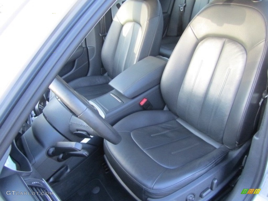 2012 A6 3.0T quattro Sedan - Ice Silver Metallic / Black photo #18