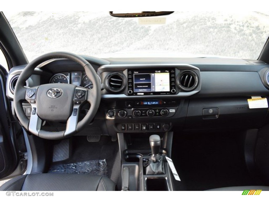 2020 Toyota Tacoma TRD Off Road Double Cab 4x4 Black Dashboard Photo #135337513