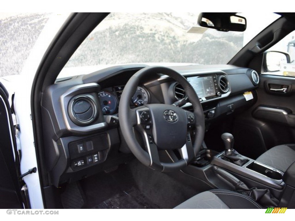 2020 Toyota Tacoma TRD Off Road Double Cab 4x4 TRD Cement/Black Dashboard Photo #135338071