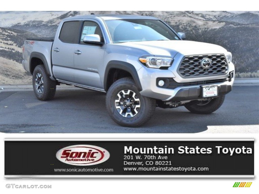2020 Tacoma TRD Off Road Double Cab 4x4 - Silver Sky Metallic / Black photo #1