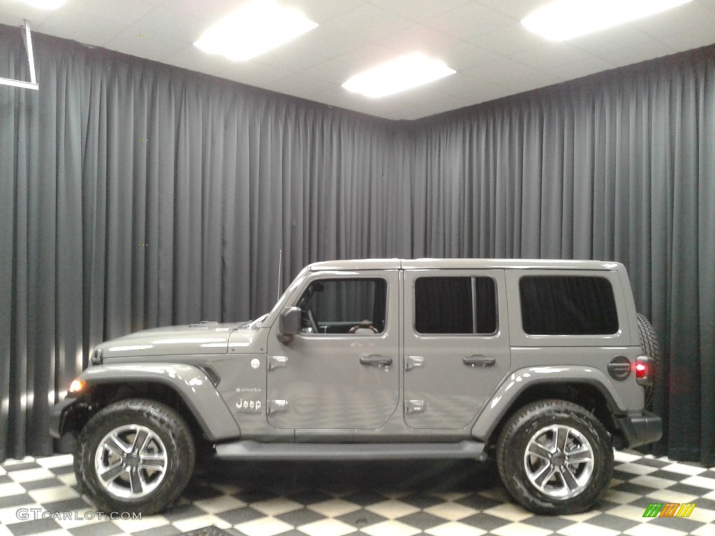 2020 Wrangler Unlimited Sahara 4x4 - Sting-Gray / Black photo #1