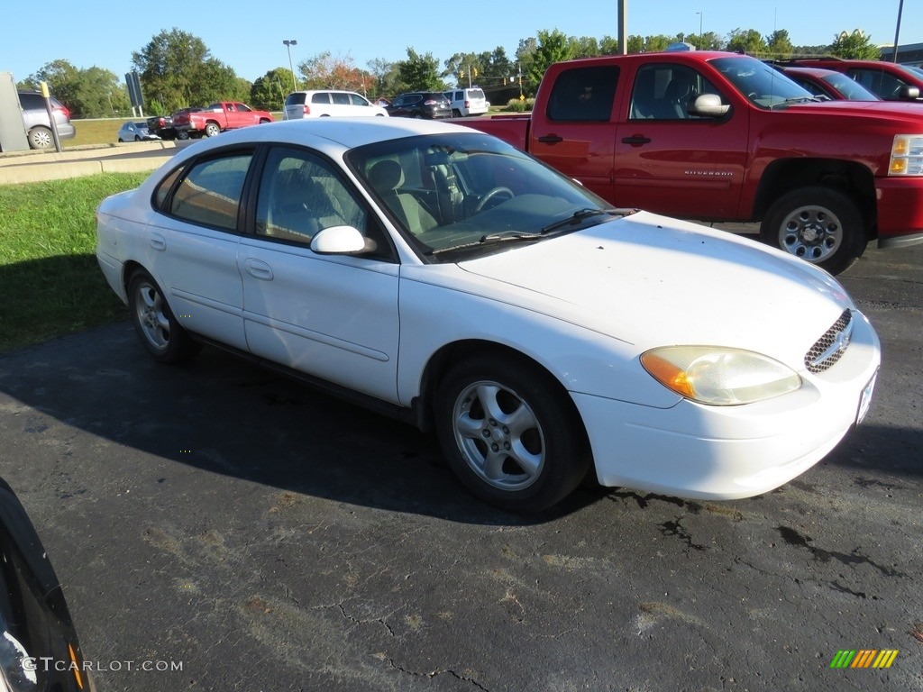 2003 Taurus SES - Vibrant White / Dark Charcoal photo #2