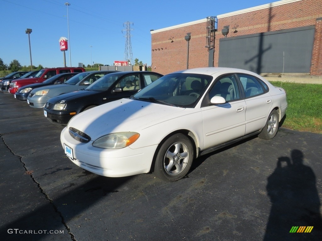 2003 Taurus SES - Vibrant White / Dark Charcoal photo #5