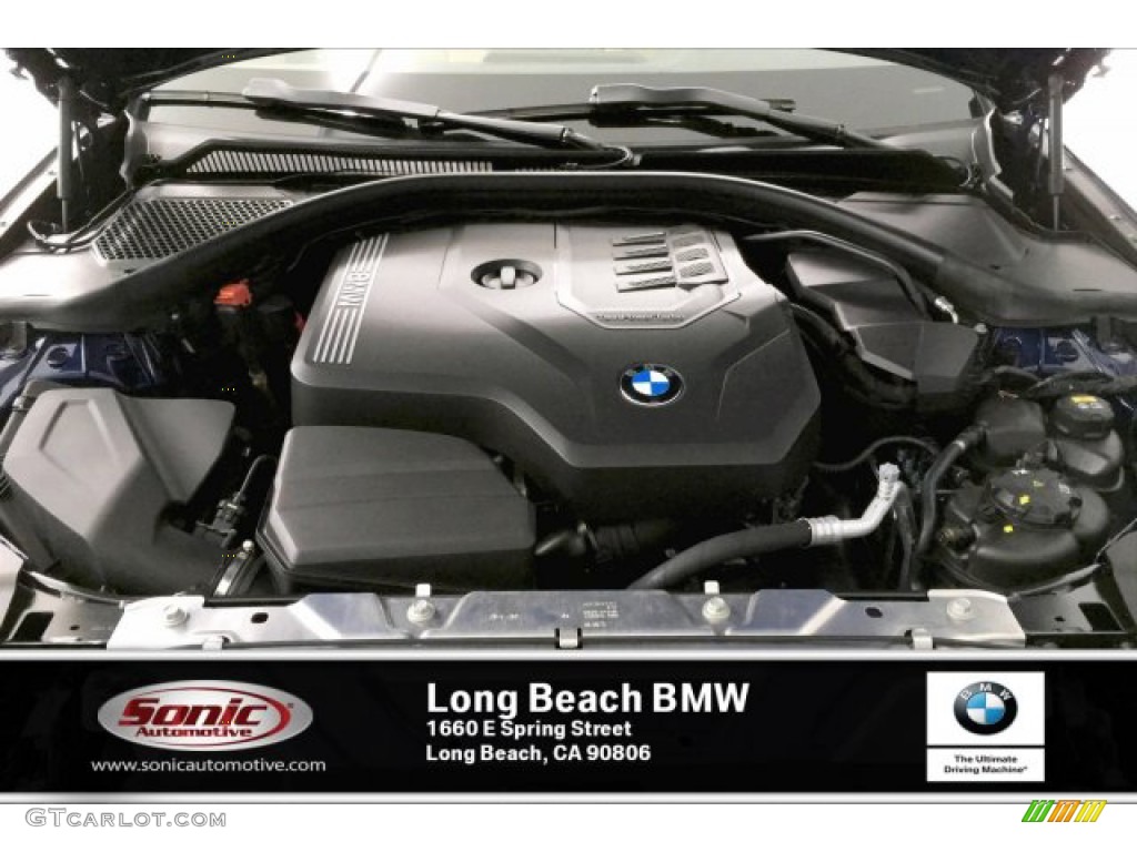 2020 3 Series 330i Sedan - Mediterranean Blue Metallic / Canberra Beige photo #7