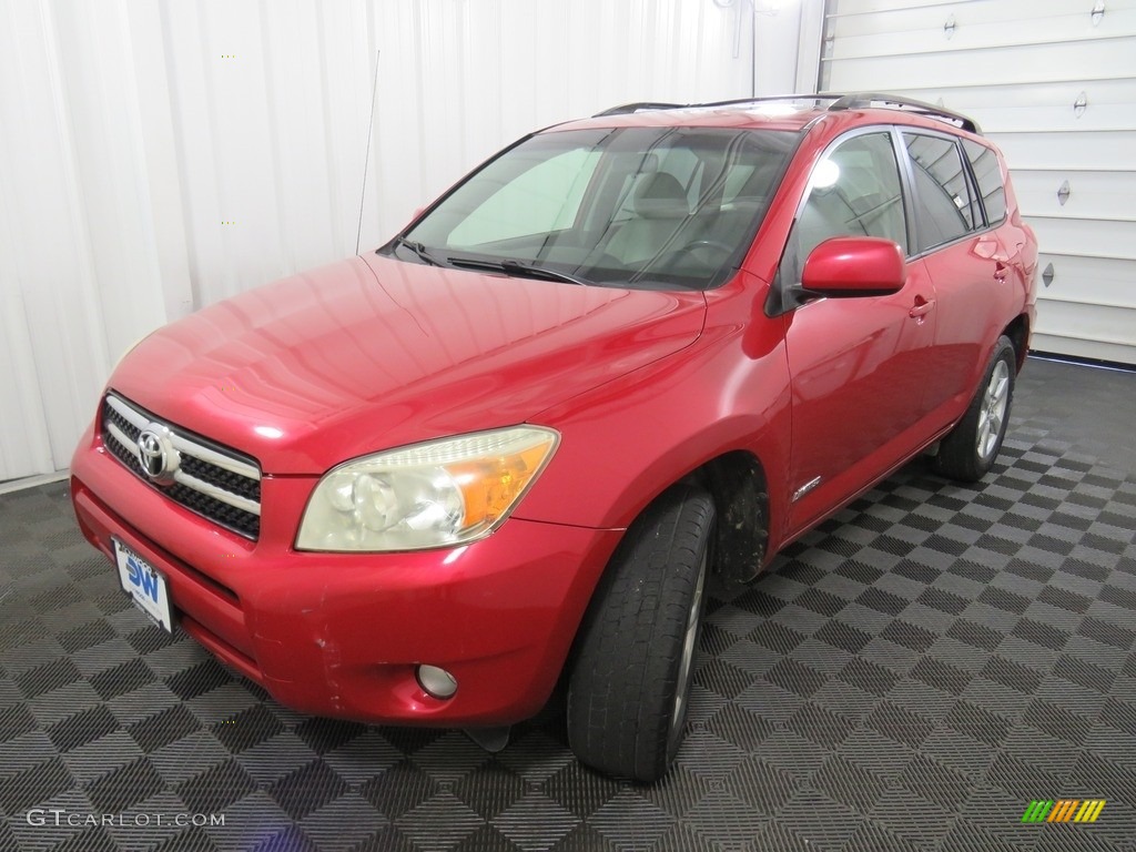 2008 RAV4 Limited 4WD - Barcelona Red Pearl / Ash photo #9