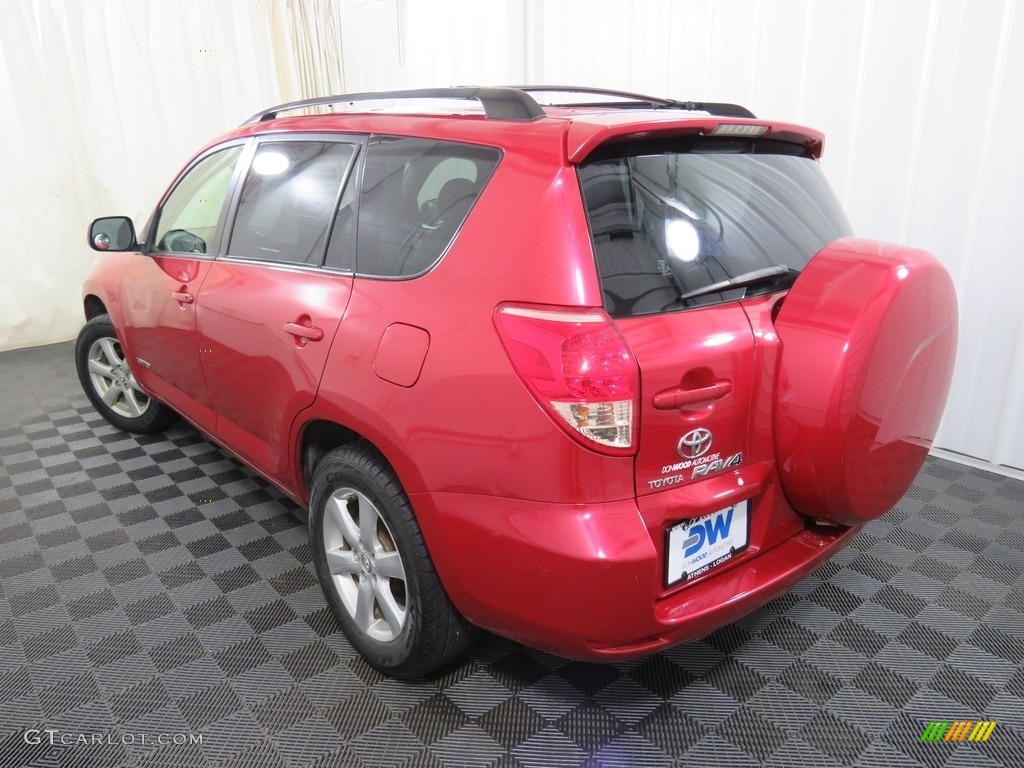 2008 RAV4 Limited 4WD - Barcelona Red Pearl / Ash photo #12