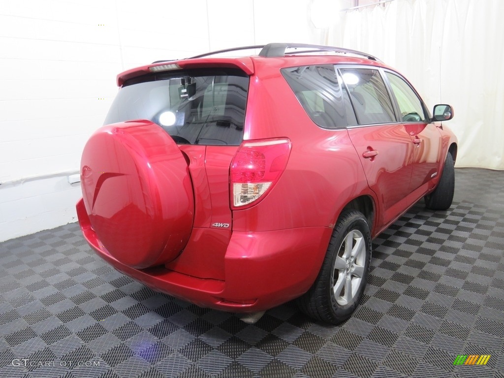 2008 RAV4 Limited 4WD - Barcelona Red Pearl / Ash photo #16