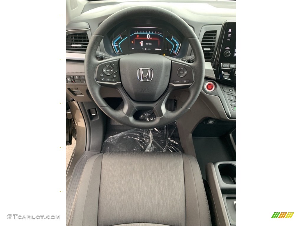 2020 Honda Odyssey EX Mocha Steering Wheel Photo #135342017
