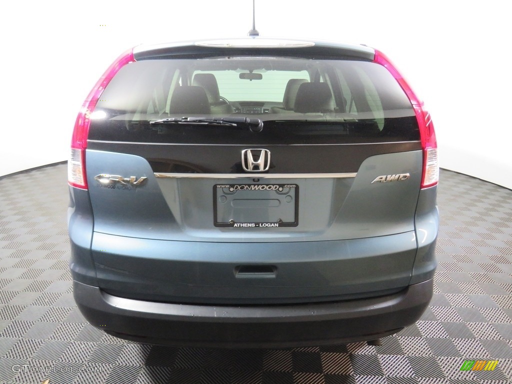 2014 CR-V EX-L AWD - Twilight Blue Metallic / Gray photo #10