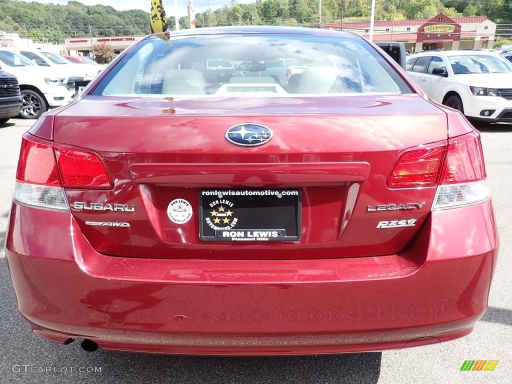 2014 Legacy 2.5i Premium - Venetian Red Pearl / Ivory photo #4