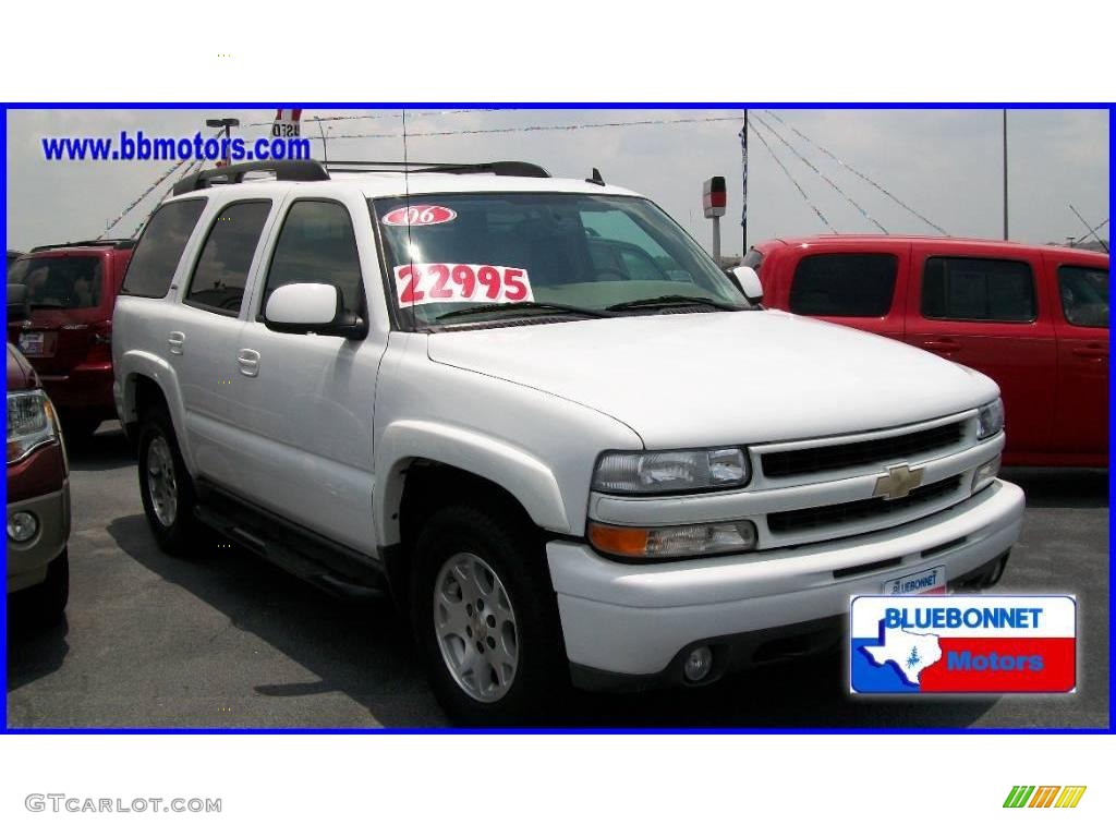 2006 Tahoe LS - Summit White / Tan/Neutral photo #5