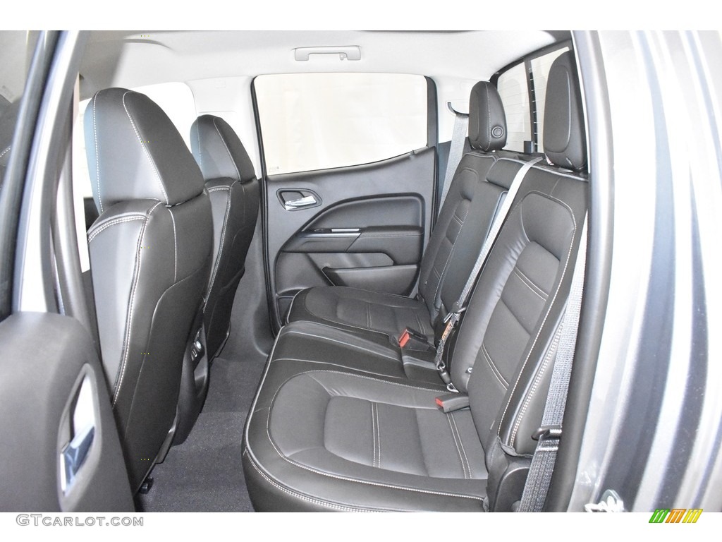 Jet Black Interior 2020 GMC Canyon Denali Crew Cab 4WD Photo #135349922