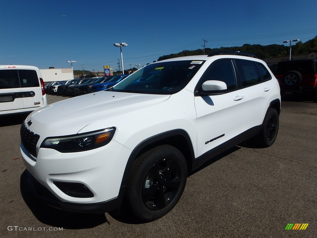 Bright White 2020 Jeep Cherokee Altitude 4x4 Exterior Photo #135350756