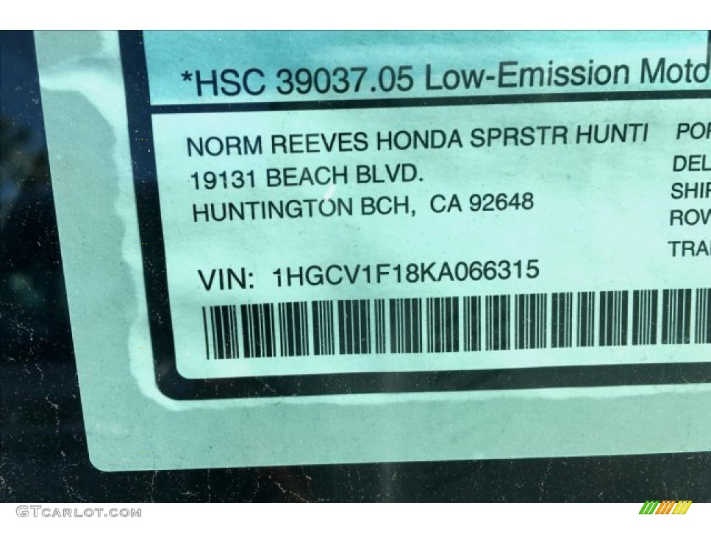 2019 Accord LX Sedan - Lunar Silver Metallic / Black photo #12