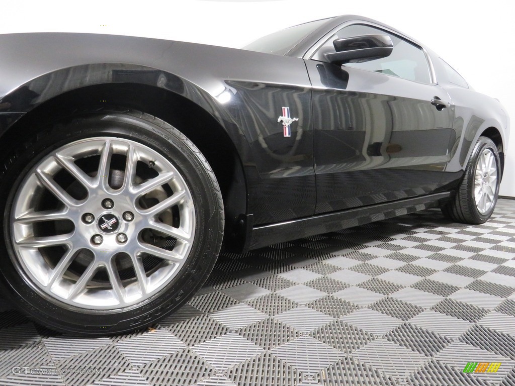 2014 Mustang V6 Premium Coupe - Black / Charcoal Black photo #6