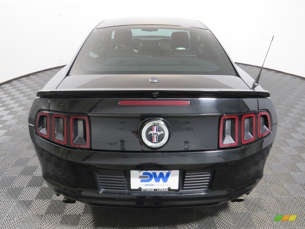2014 Mustang V6 Premium Coupe - Black / Charcoal Black photo #9