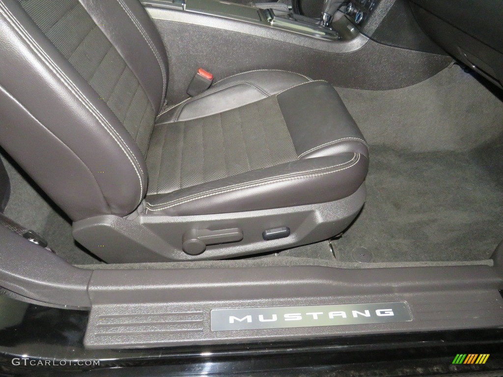 2014 Mustang V6 Premium Coupe - Black / Charcoal Black photo #21